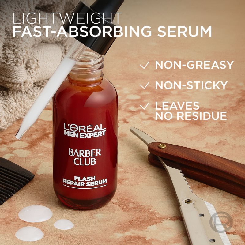 L’Oréal Paris Men Expert Barber Club intenzívne regeneračné sérum pre mužov 30 ml