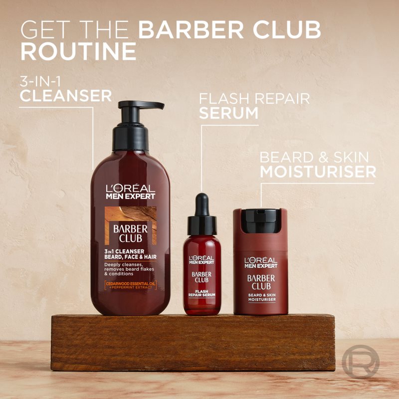 L’Oréal Paris Men Expert Barber Club intenzívne regeneračné sérum pre mužov 30 ml