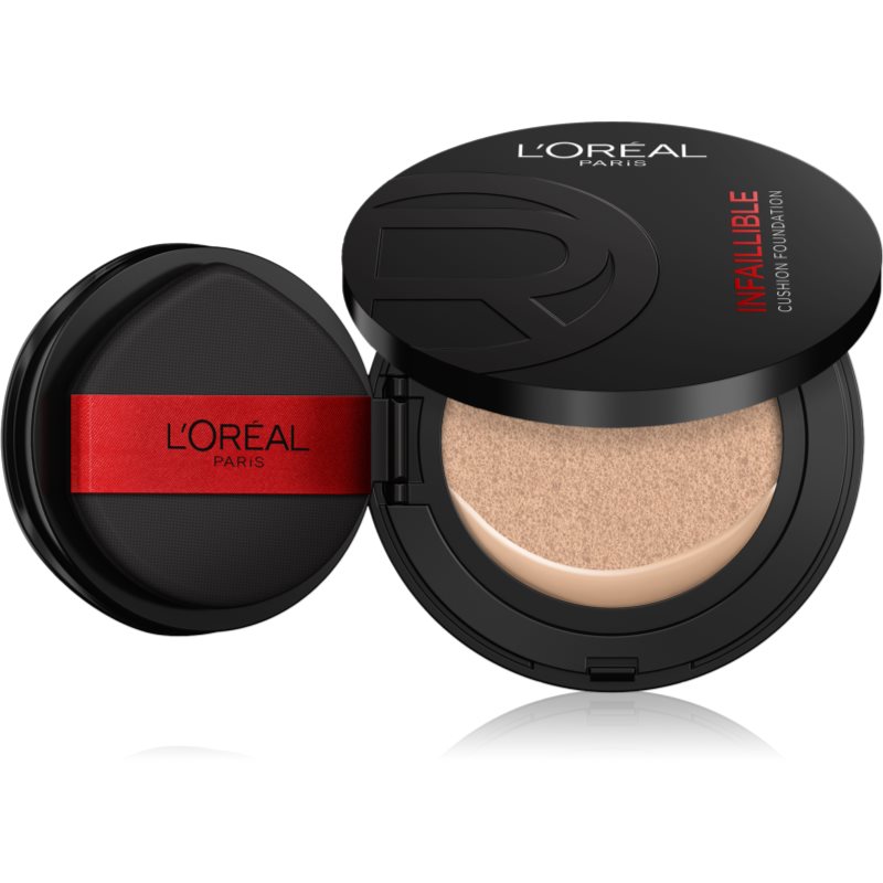 L’Oréal Paris Infaillible Cushion Foundation dlhotrvajúci kompaktný make-up odtieň N140 11 g
