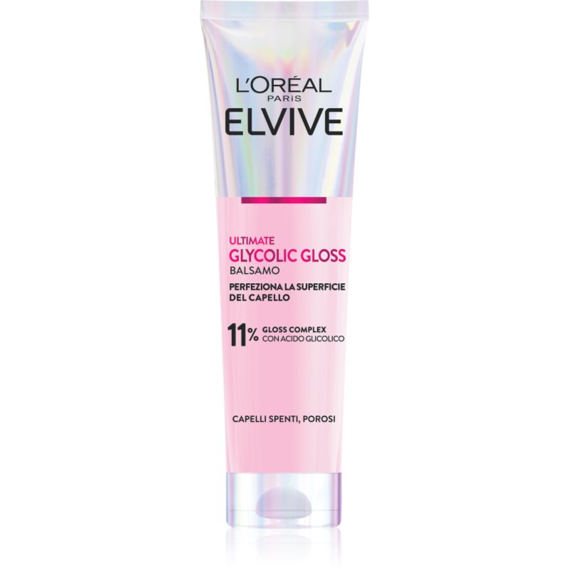 L’oréal Paris Mulher Elvive Glycolic Gloss Bálsamo Para O Cabelo Para Cabelo Brilhante E Macio 150 Ml