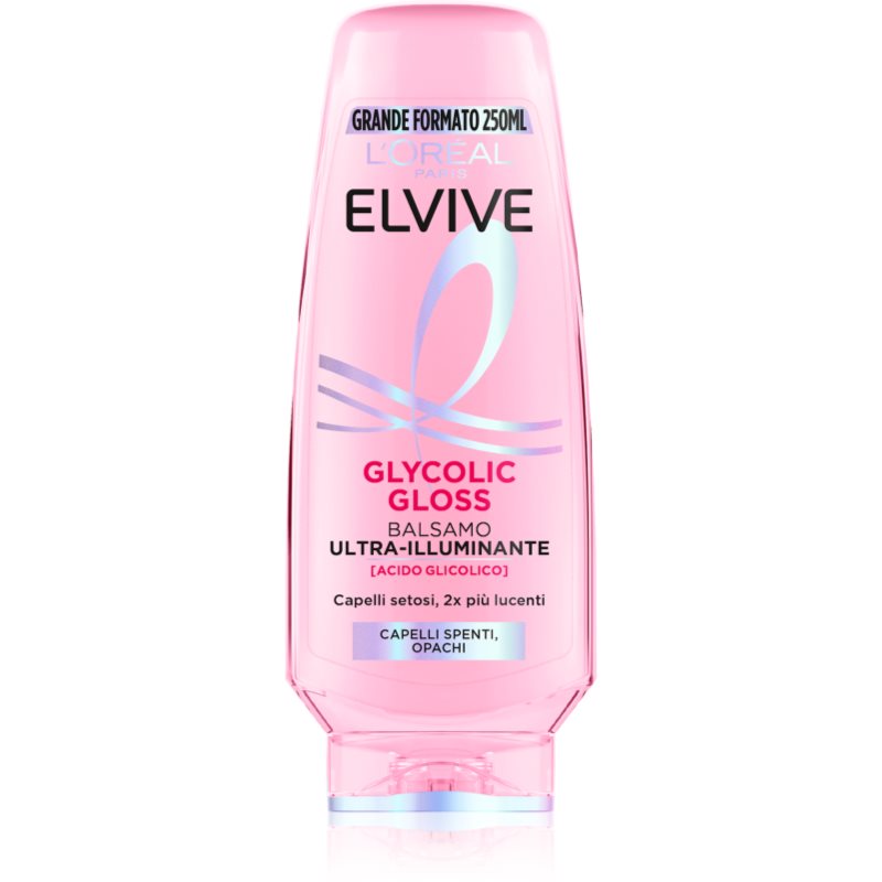 L’Oréal Paris Glycolic Gloss balsamo illuminante per capelli brillanti e morbidi 250 ml