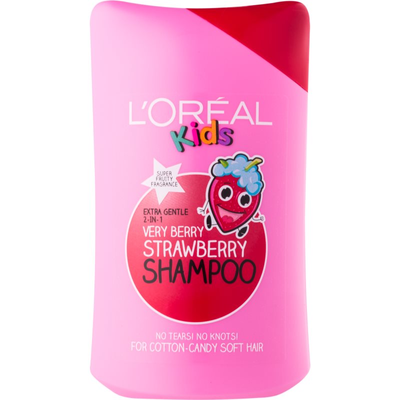 L’Oréal Paris Kids sampon és kondicionáló 2 in1 gyermekeknek Very Berry Strawberry 250 ml