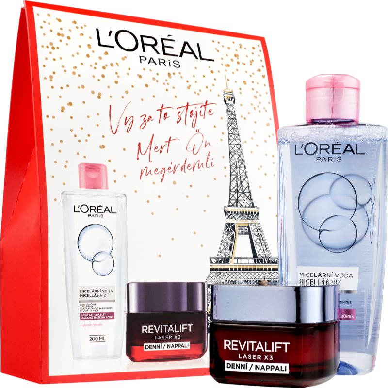L’Oréal Paris Revitalift Laser X3 darčeková sada (pre zrelú pleť)