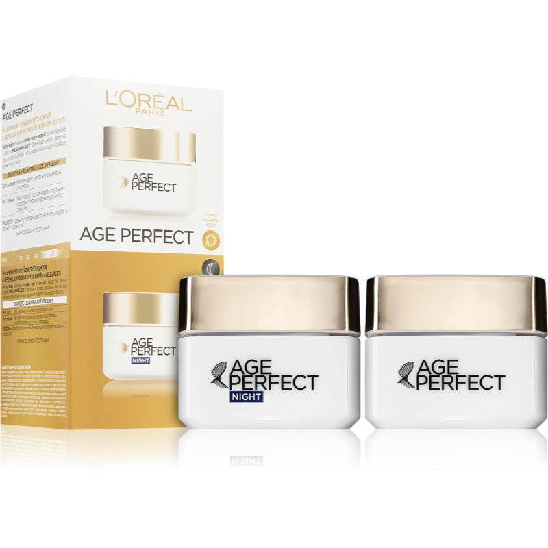 L’Oreal Paris Age Perfect Skin Care Set with Anti-Wrinkle Effect 2x50 ml
