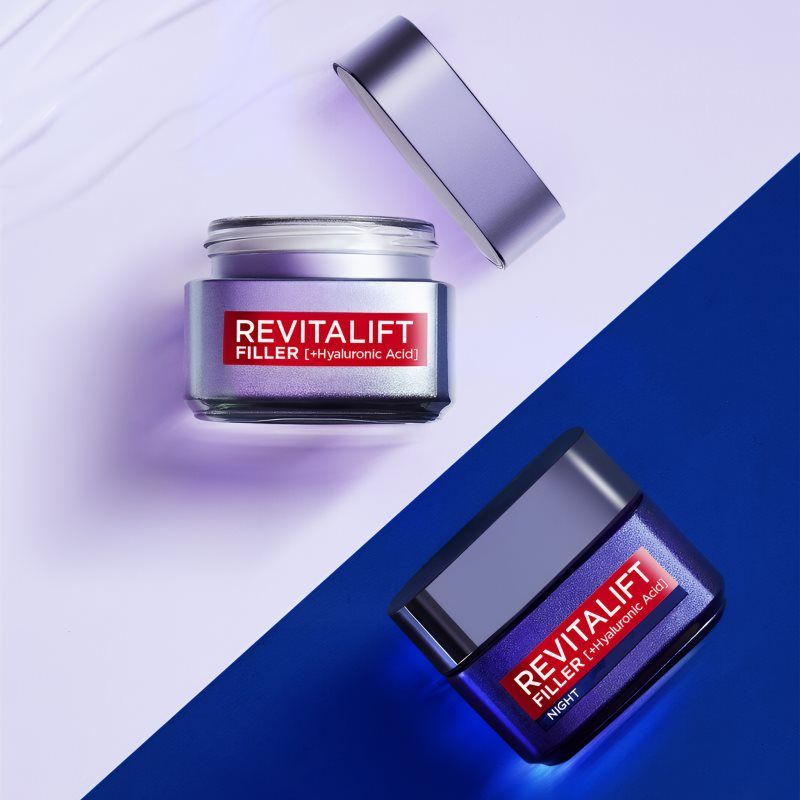 L’Oréal Paris Revitalift Filler Crème Anti-rides Jour Et Nuit à L'acide Hyaluronique