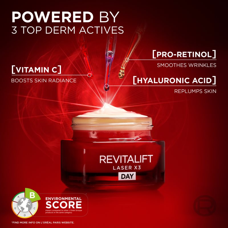 L’Oréal Paris Revitalift Laser X3 set with anti-ageing effect