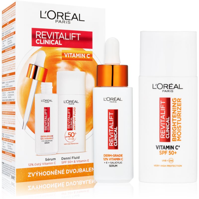 L'Oreal Paris Revitalift Clinical facial care (with vitamin C)
