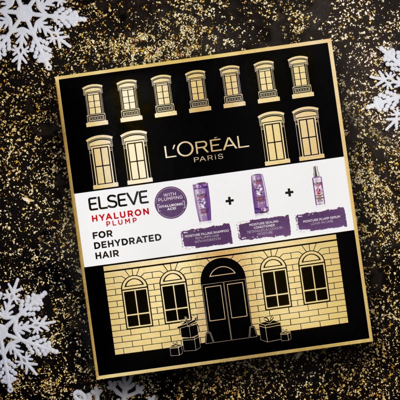 L’Oréal Paris Elseve Hyaluron Plump подарунковий набір (для досконалого вигляду волосся)