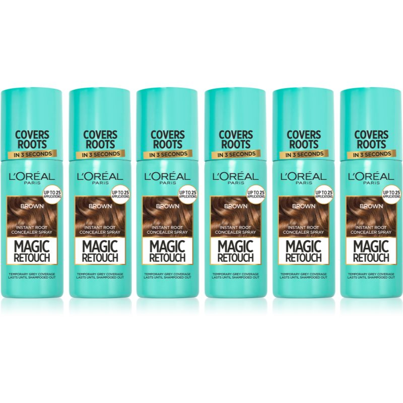 L'Oreal Paris Magic Retouch instant root touch-up spray Brown shade

