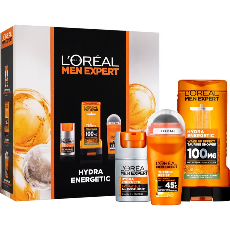 L’Oréal Paris Men Expert Hydra Energetic Presentförpackning för män 3 st. male