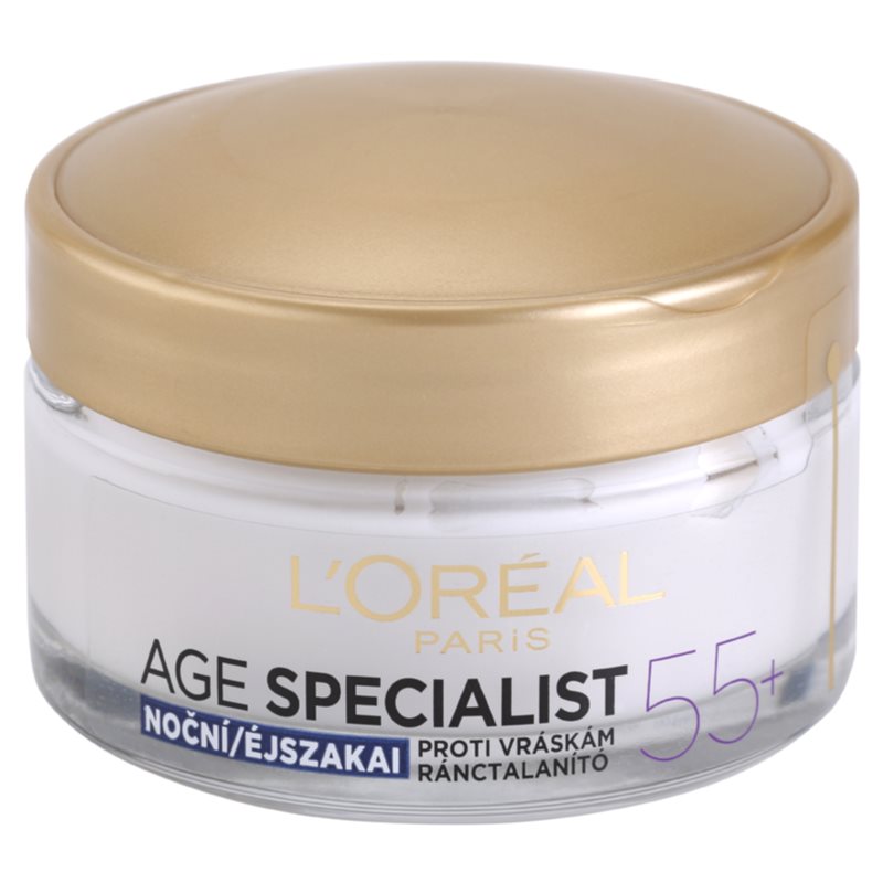 

L’Oréal Paris Age Specialist 55+ нічний крем проти зморшок