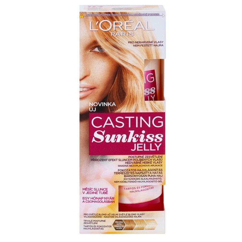 

L’Oréal Paris Casting Sunkiss Jelly гель для освітлення натурального волосся відтінок 03 Light Blonde