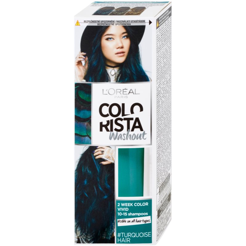 

L’Oréal Paris Colorista Washout тимчасова фарба для волосся для волосся відтінок Turquoise