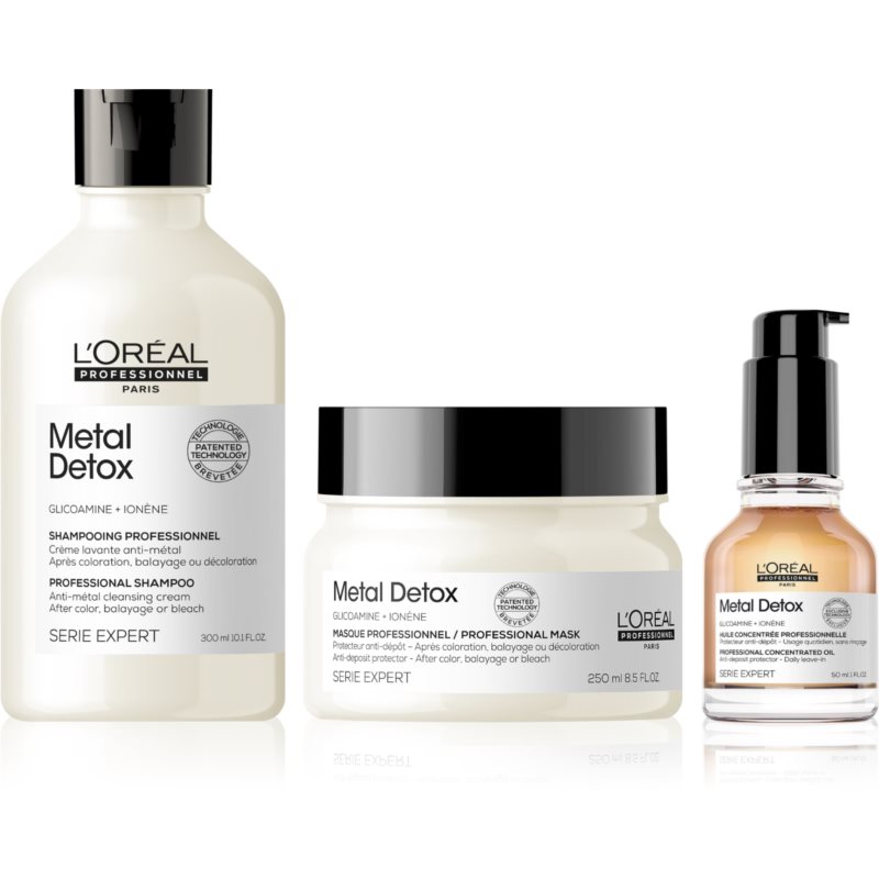 L’Oréal Professionnel Serie Expert Metal Detox вигідна упаковка (для глибокого очищення шкіри)