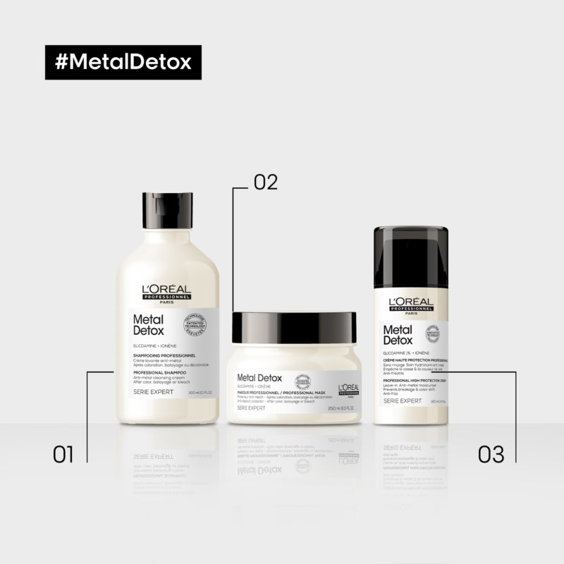 L’Oréal Professionnel Serie Expert Metal Detox охоронний крем для ламкого та втомленого волосся 100 мл