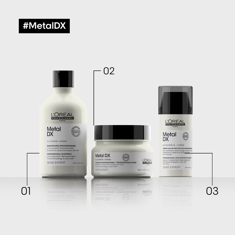 L’Oréal Professionnel Serie Expert Metal DX Schutzcreme für brüchiges und strapaziertes Haar 100 ml (Bild 4)