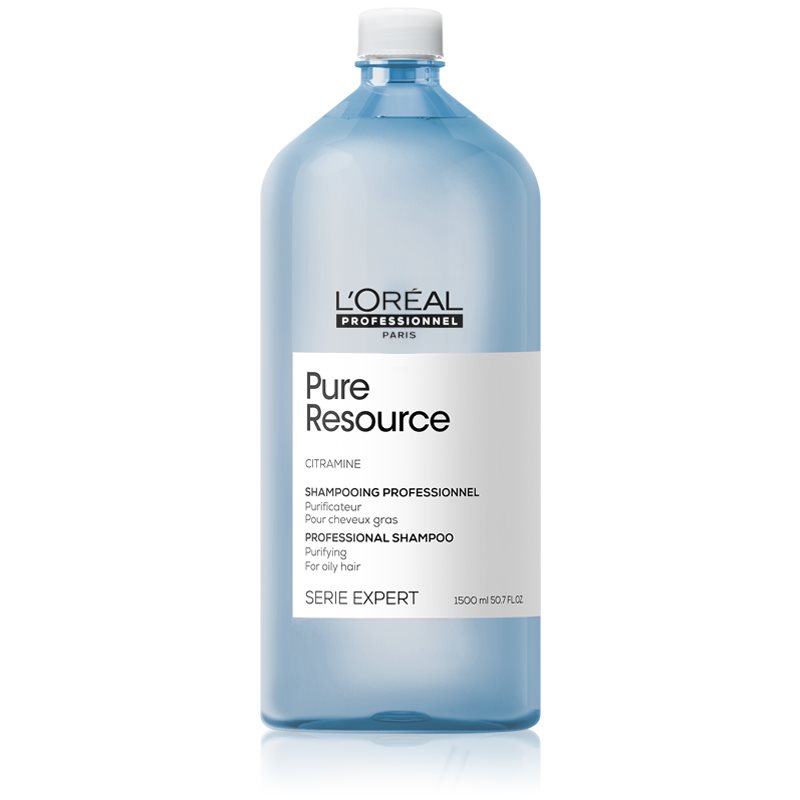 L’Oréal Professionnel Serie Expert Pure Resource Deep Cleanse Clarifying Shampoo For Oily Hair 1500 Ml