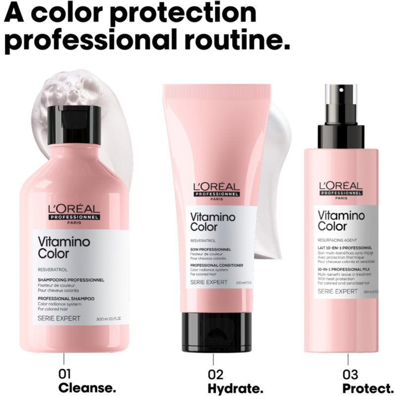 L’Oréal Professionnel Serie Expert Vitamino Color Après-shampoing éclaircissant Protection De Couleur 200 Ml