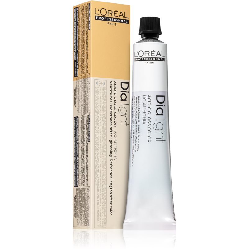 L’Oréal Professionnel Dia Light Permanent Hair Dye Ammonia-free Shade 8.3 Biondo Chiaro Dorato 50 Ml