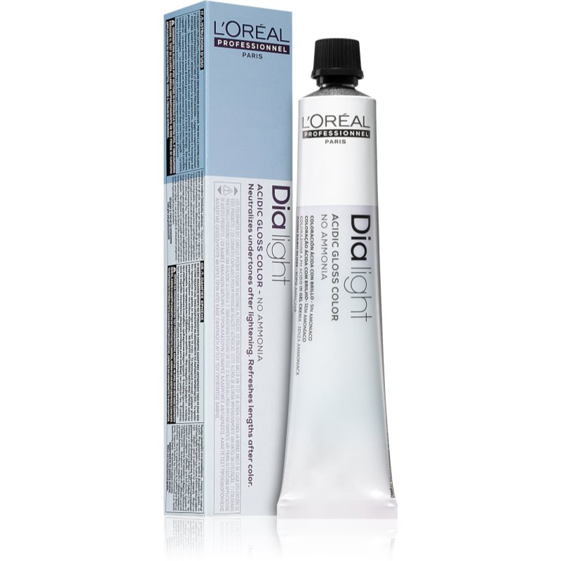 E-shop L’Oréal Professionnel Dia Light permanentní barva na vlasy bez amoniaku odstín 9.1 Milkshake Biondo Chiarissimo Ceneré 50 ml
