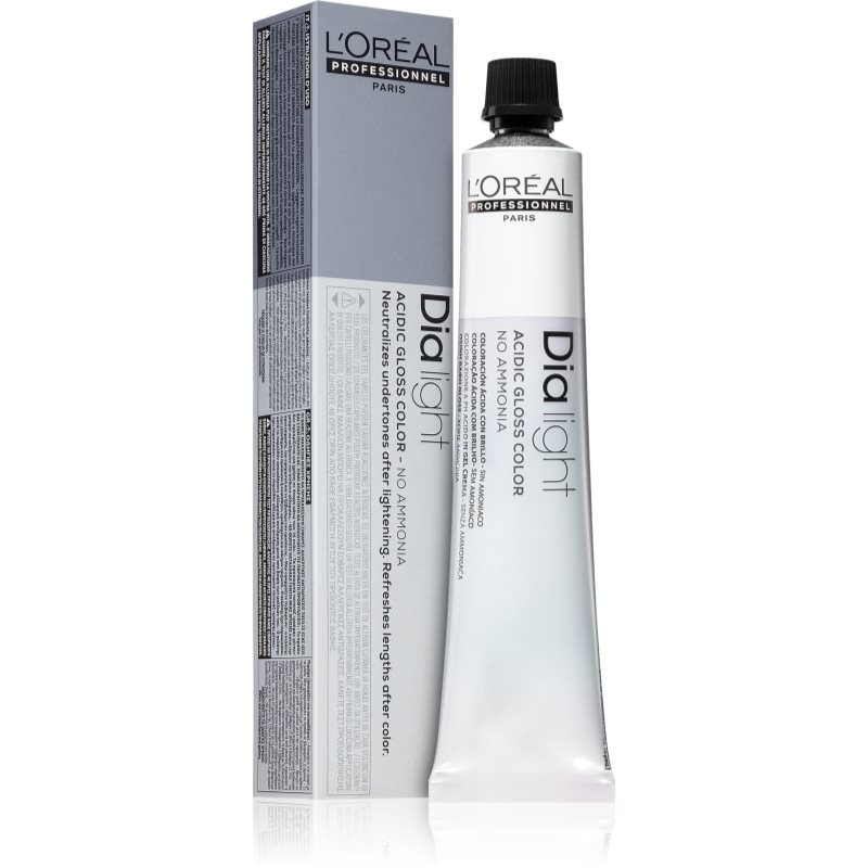 L'Oreal Professionnel Dialight Permanent Hair Dye Ammonia - Free Shade 6 Biondo Scuro 50 ml

