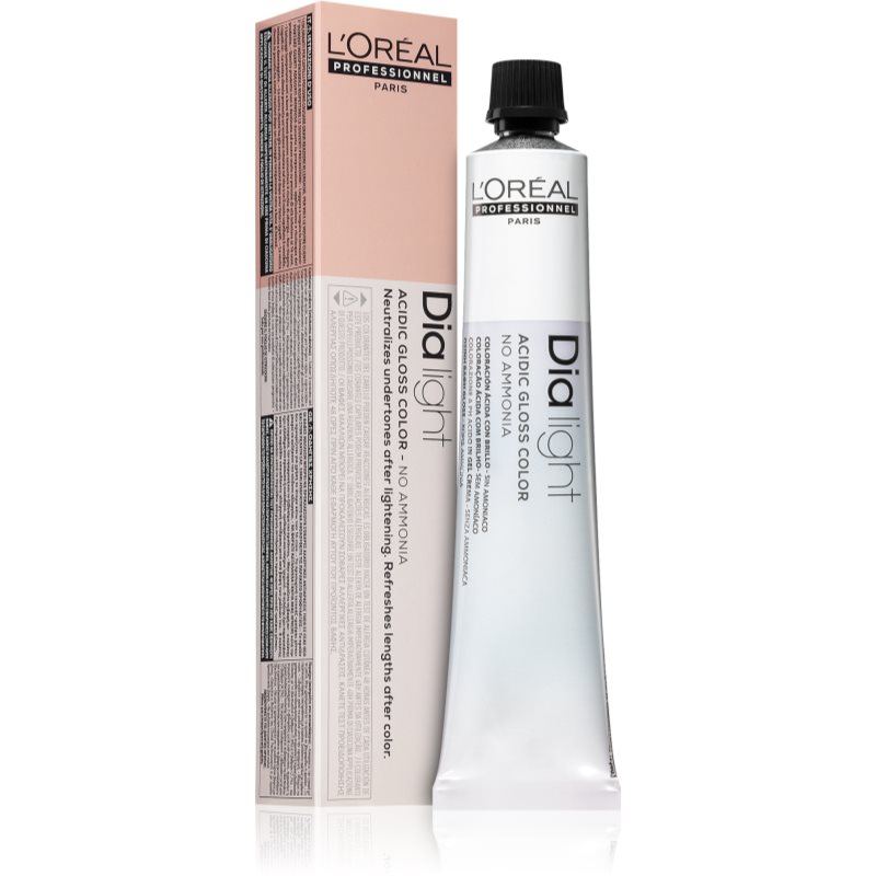 L’Oréal Professionnel Dia Light перманентна фарба для волосся без аміаку відтінок 8.43 Biondo Chiaro Rame Dorato 50 мл