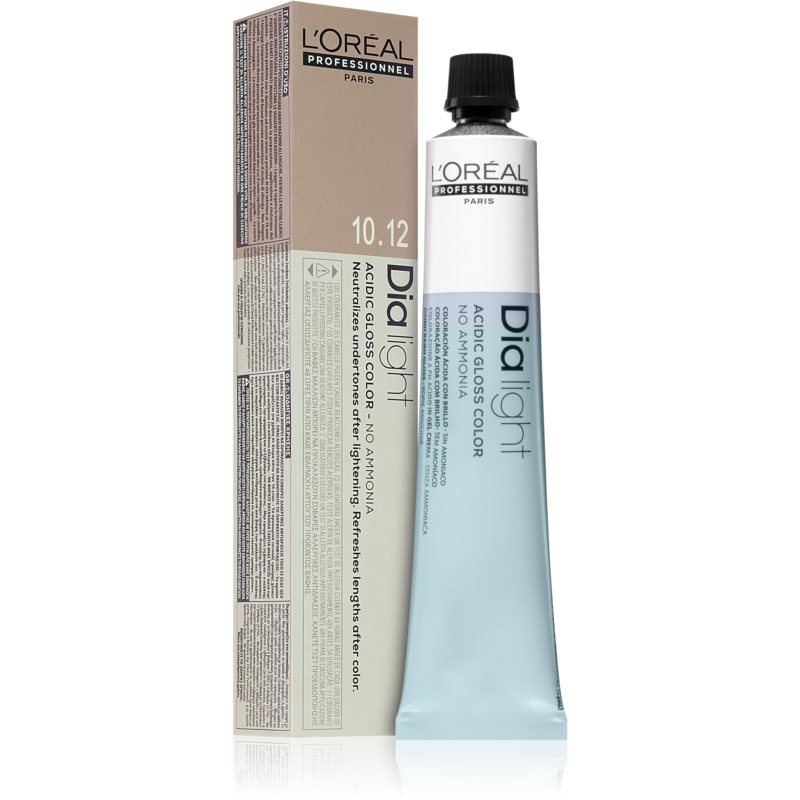 L’Oréal Professionnel Dia Light перманентна фарба для волосся без аміаку відтінок 10.12 50 мл