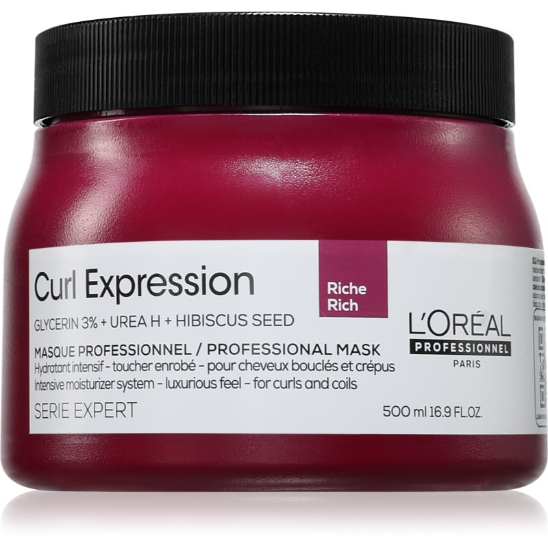 L’Oréal Professionnel Curl Expression Curl Expression Rich mask intensive hydratisierende Maske  für welliges und lockiges Haar 500 ml