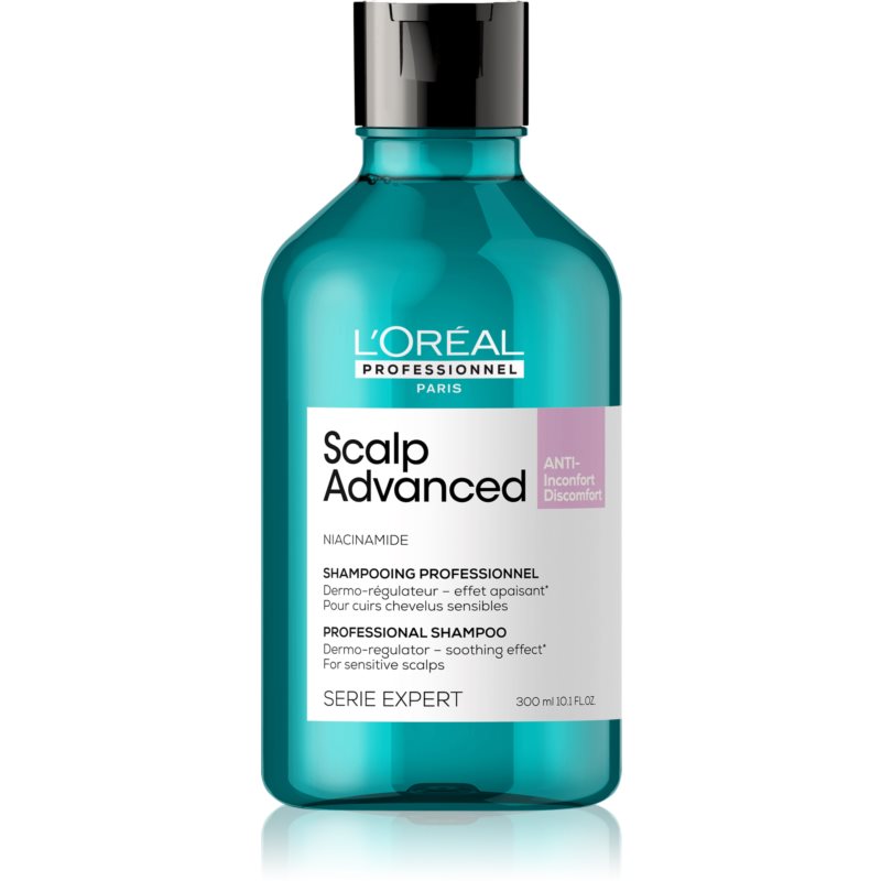 L'Oréal Professionnel Scalp Advanced Anti-Discomfort Professional Shampoo 300 ml šampón pre ženy na citlivú pokožku hlavy