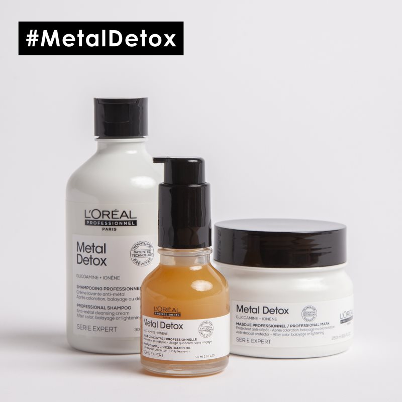 L’Oréal Professionnel Serie Expert Metal Detox поживна олійка для волосся проти ламкості волосся 50 мл