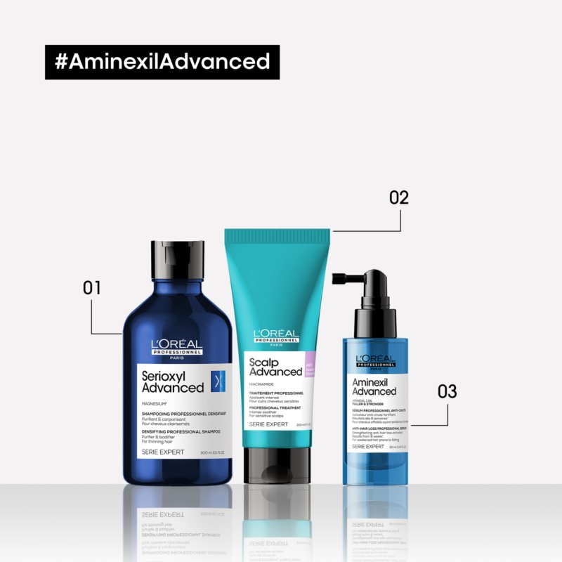 L’Oréal Professionnel Serie Expert Aminexil Advanced спрей для волосся для стимуляції росту волосся 90 мл