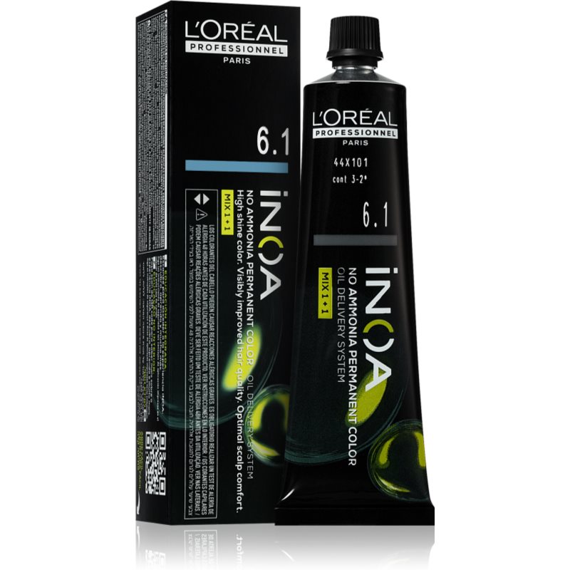 L’Oréal Professionnel Inoa перманентна фарба для волосся без аміаку відтінок 6.1 60 мл