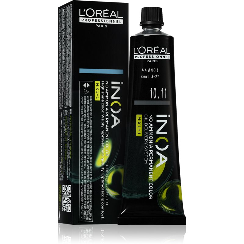 L’Oréal Professionnel Inoa Permanent Hair Dye Ammonia-free Shade 10.11 60 Ml