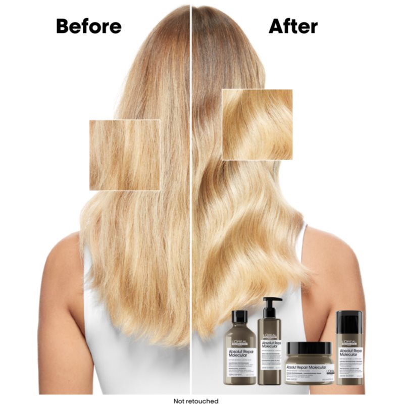 L’Oréal Professionnel Serie Expert Absolut Repair Molecular Masque Cheveux Qui Renforce En Profondeur 250 Ml