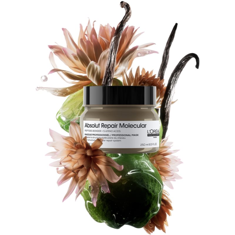 L’Oréal Professionnel Serie Expert Absolut Repair Molecular Masque Cheveux Qui Renforce En Profondeur 250 Ml