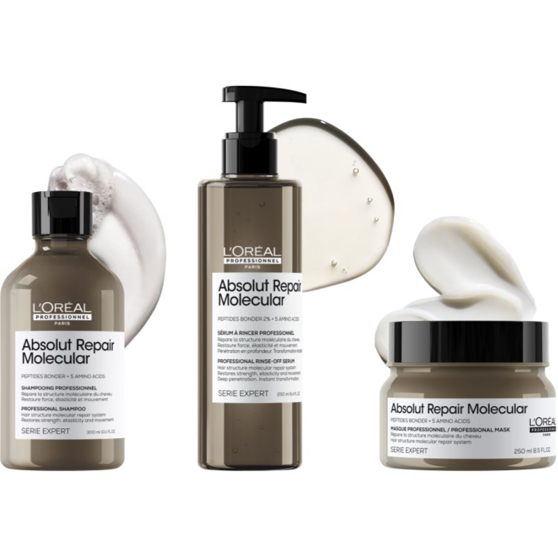 L’Oréal Professionnel Serie Expert Absolut Repair Molecular Masque Cheveux Qui Renforce En Profondeur 250 Ml