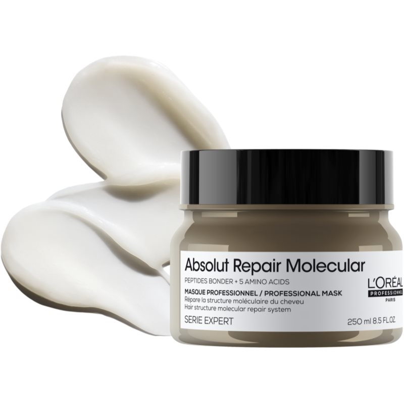 L’Oréal Professionnel Serie Expert Absolut Repair Molecular Masque Cheveux Qui Renforce En Profondeur 250 Ml