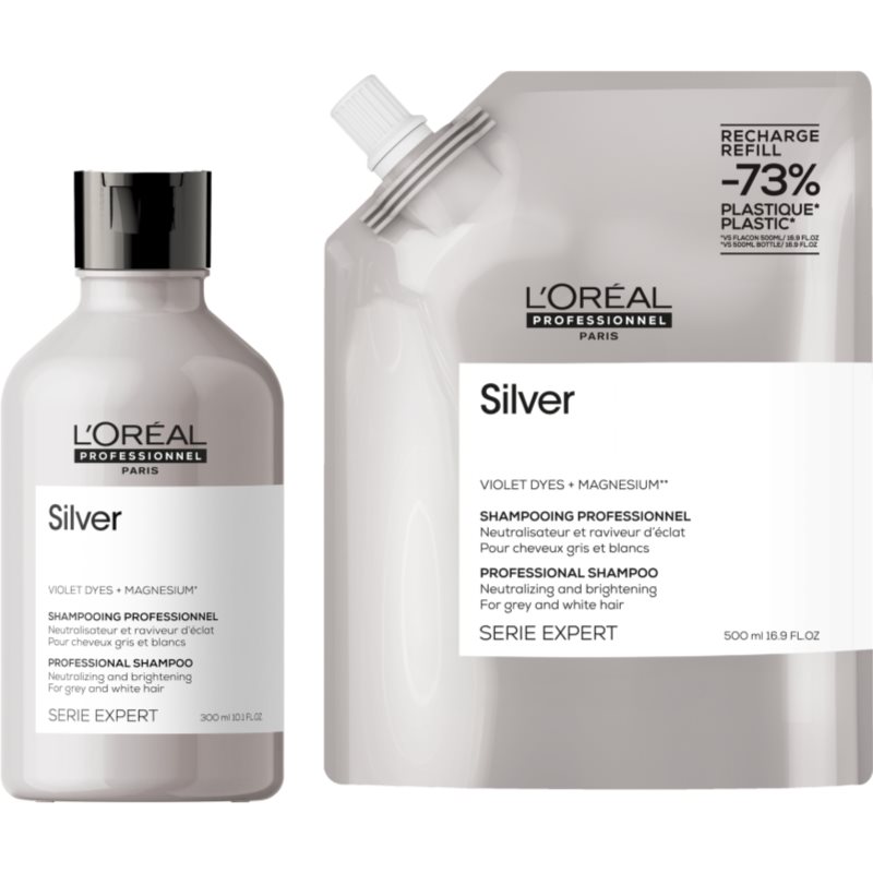 L’Oréal Professionnel Serie Expert Silver silver shampoo for grey hair 500 ml
