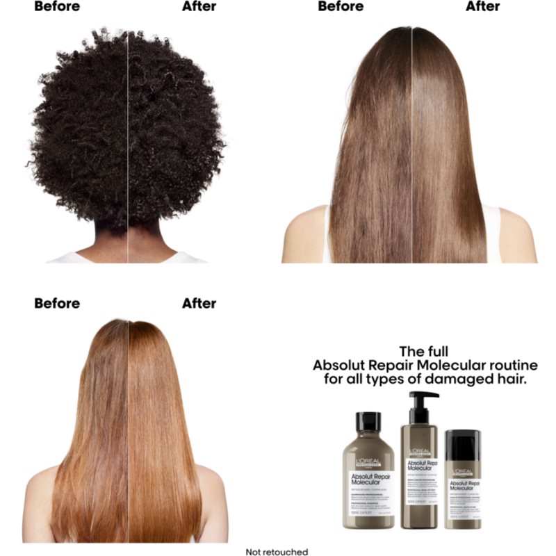 L’Oréal Professionnel Serie Expert Absolut Repair Molecular strengthening shampoo for damaged hair 500 ml