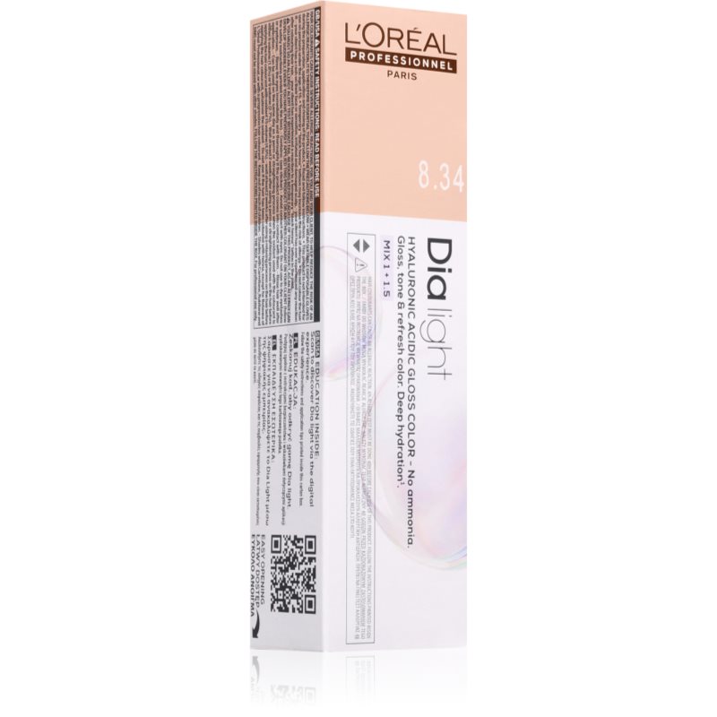 L’Oréal Professionnel L’Oréal Professionnel Dia Light coloration cheveux teinte 8.34 60 ml
