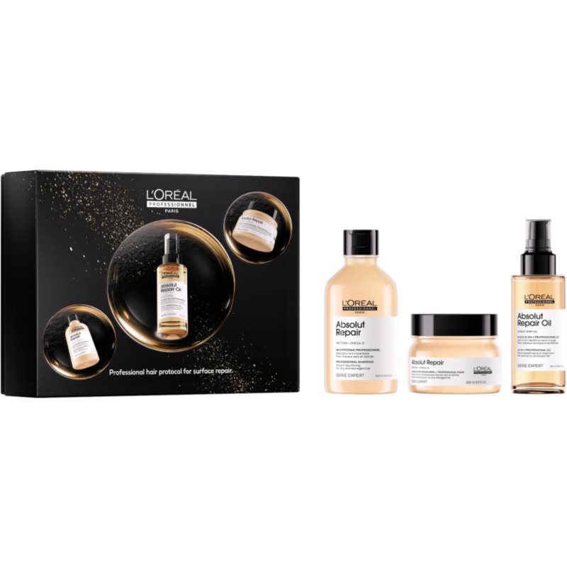 L’Oréal Professionnel Serie Expert Absolut Repair Kinkekomplekt taastava toimega kuivadele juustele