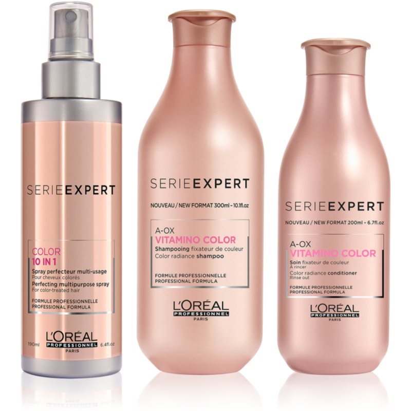 

L’Oréal Professionnel Serie Expert Vitamino Color AOX набір I. (для фарбованого та пошкодженого волосся) для жінок