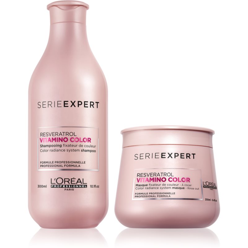 

L’Oréal Professionnel Serie Expert Vitamino Color Resveratrol вигідна упаковка II. (для фарбованого волосся)