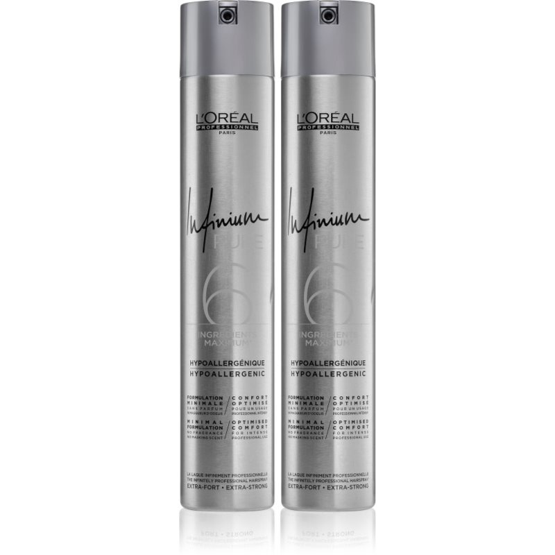 

L’Oréal Professionnel Infinium Pure вигідна упаковка для фіксації та надання форми