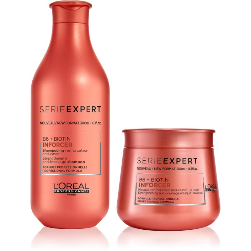 

L’Oréal Professionnel Serie Expert Inforcer вигідна упаковка II. (проти ламкості волосся)