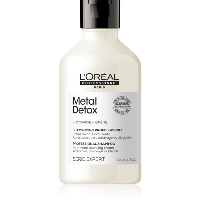 L’Oréal Professionnel Serie Expert Metal Detox globinsko čistilni šampon za barvane in poškodovane lase 300 ml