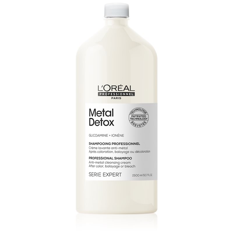 L’Oréal Professionnel Serie Expert Metal Detox šampon za dubinsko čišćenje za obojenu i oštećenu kosu 1500 ml