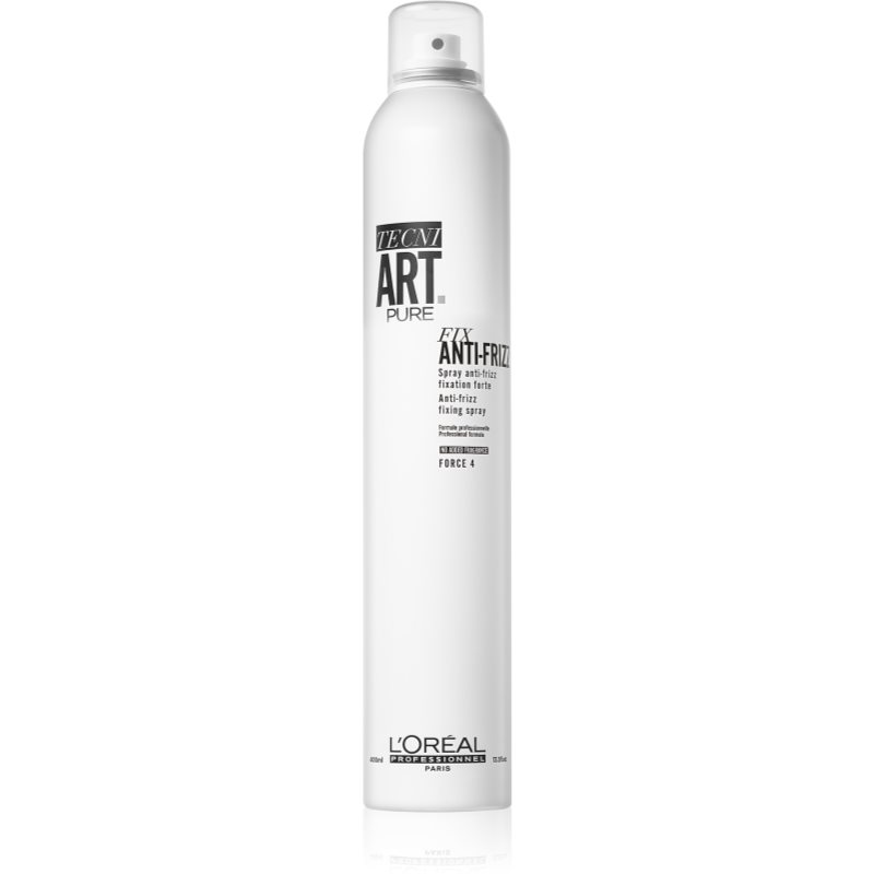 L’Oréal Professionnel Tecni.Art Fix Anti Frizz Pure Fixeringsspray För att behandla krull Doftfri 400 ml female