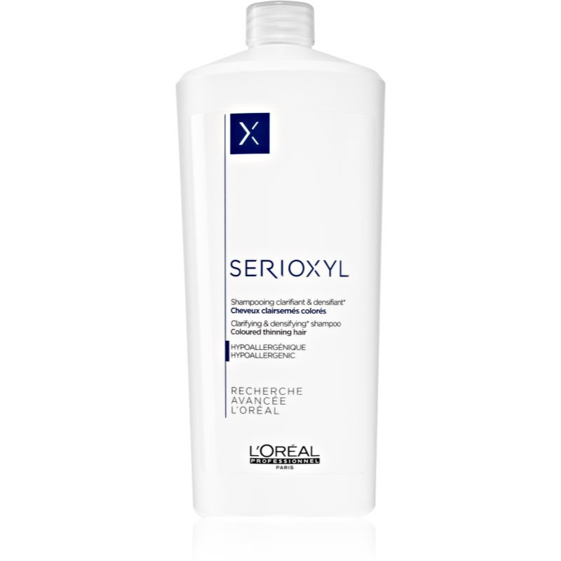 L’Oréal Professionnel Serioxyl Coloured Thinning Hair очищуючий шампунь для фарбованого волосся 1000 мл