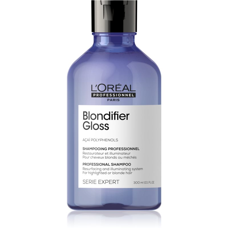 L’Oréal Professionnel Serie Expert Blondifier Beautifying And Regenerating Shampoo For Lightened, Cool Blonde Hair 300 Ml